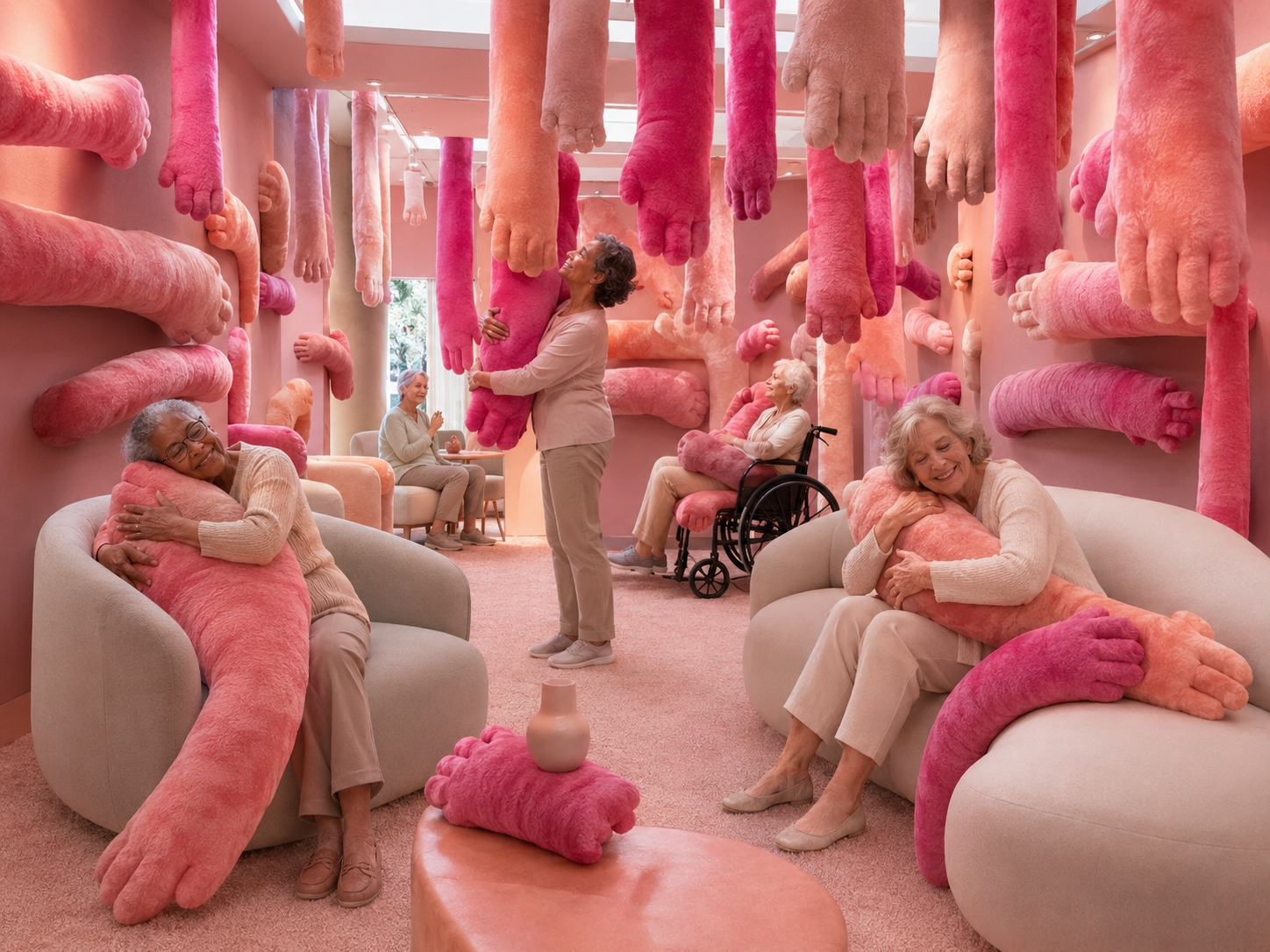 BIG HUG senior living care concept