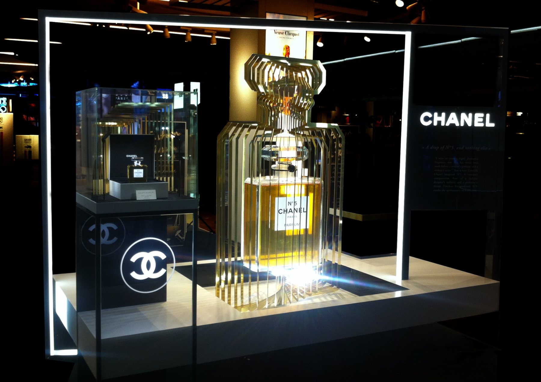 Chanel spatial installation and brand environment