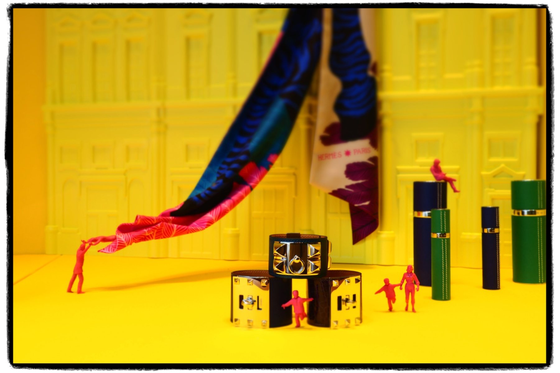 Hermès scarf concept model