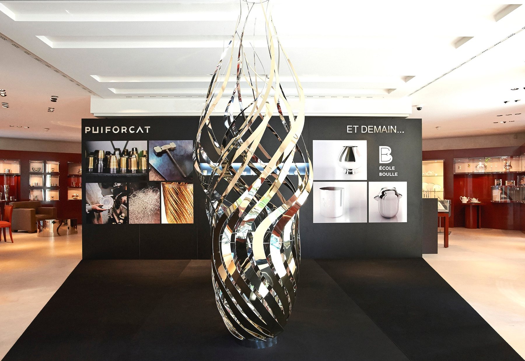 Puiforcat sculptural installation