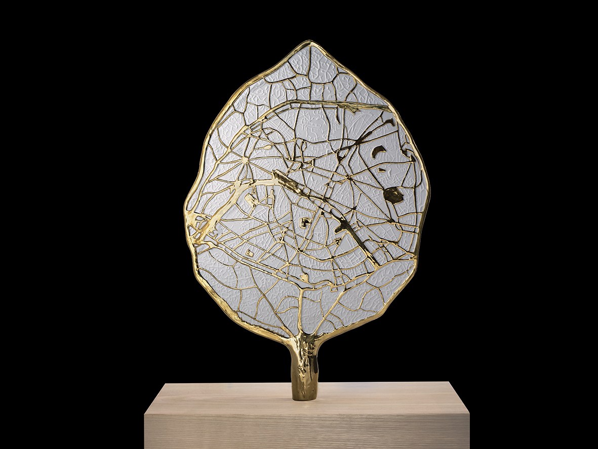 Paris City Leaf gold porcelain