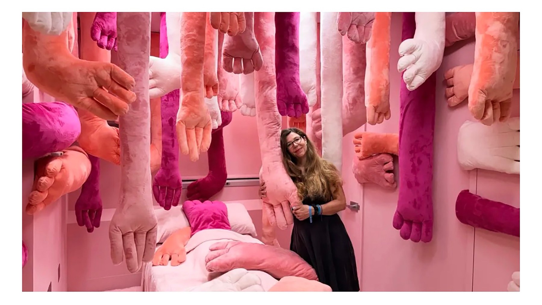 Nathalie Auzépy inside The Hug Room in Los Angeles.